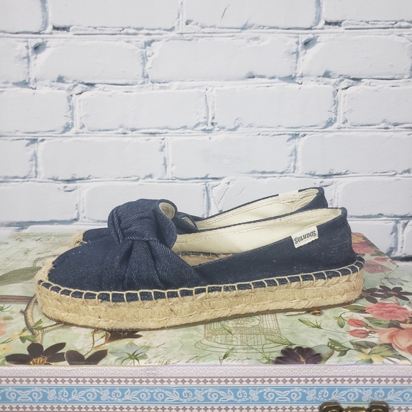 Soludos Denim Knot Espadrilles - Picture 2 of 7